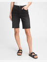 GAP 9'' High Rise Denim Bermuda Shorts